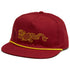 Krooked - Slow Feet Snapback Hat (Burgundy)